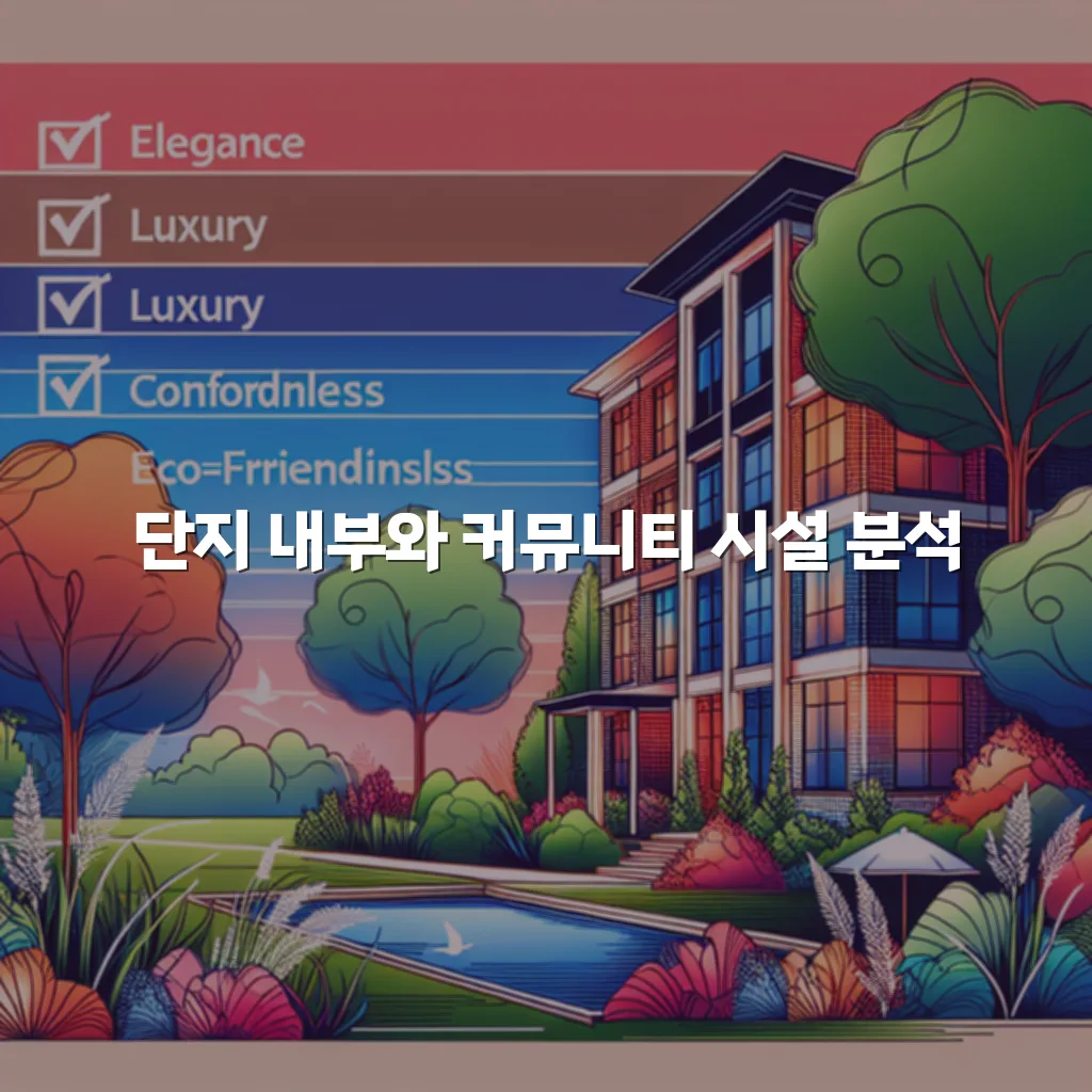 송암공원 중흥S클래스 주거환경 체크리스트