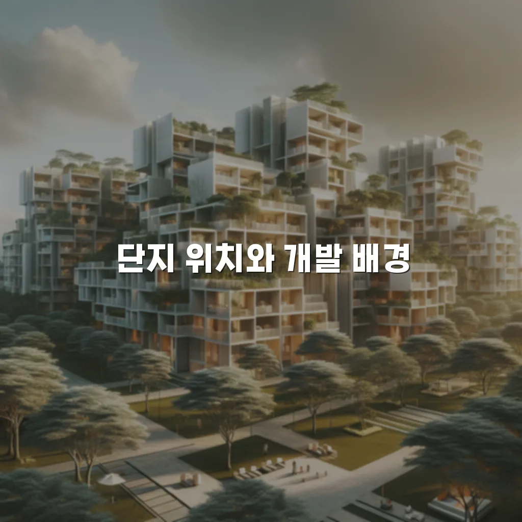 중외공원 힐스테이트 단지 규모와 가구 및 분양 구조 총정리