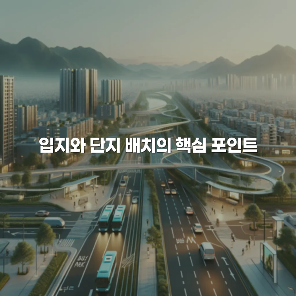 중외공원 힐스테이트 인근 주거권 구성 총정리