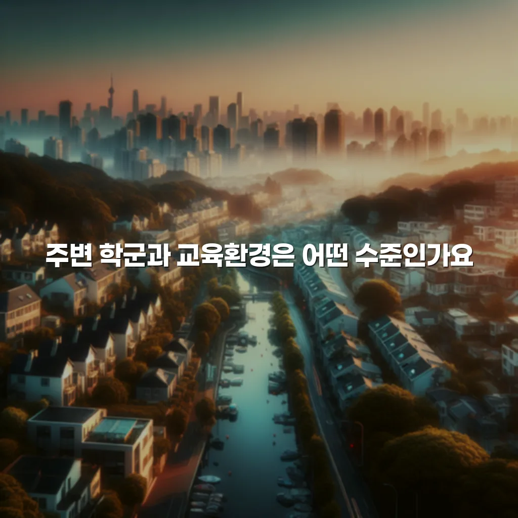 월산 더퍼스트 데시앙 주변 주거지 구성과 생활환경 총정리