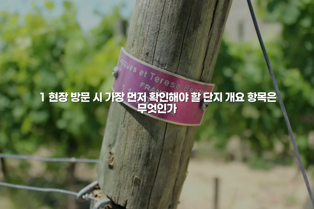 광주 월산 더퍼스트 단지 구성 체크리스트 5가지